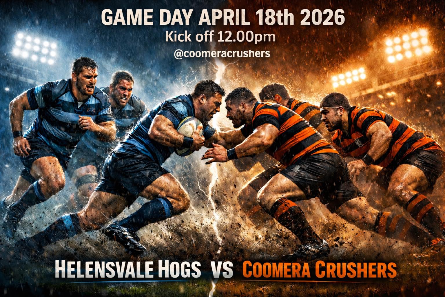 Helensvale Hogs VS Coomera Crushers