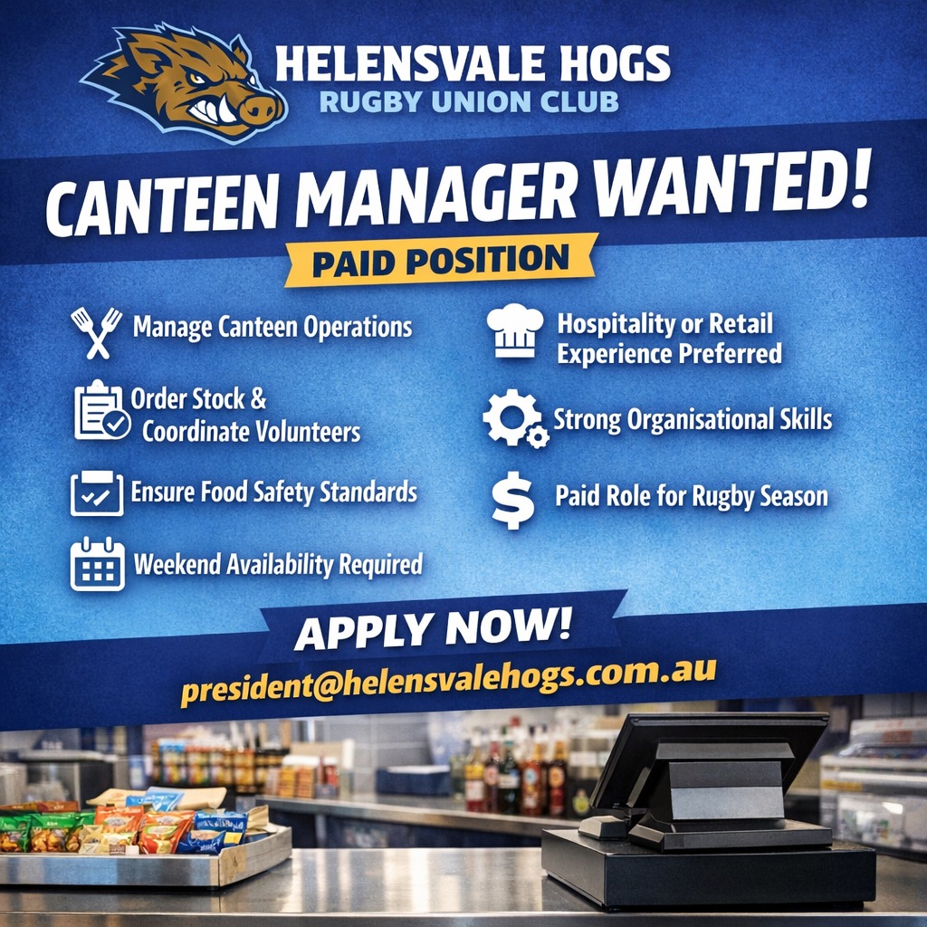 We're Hiring - Canteen Manager (Paid Role)