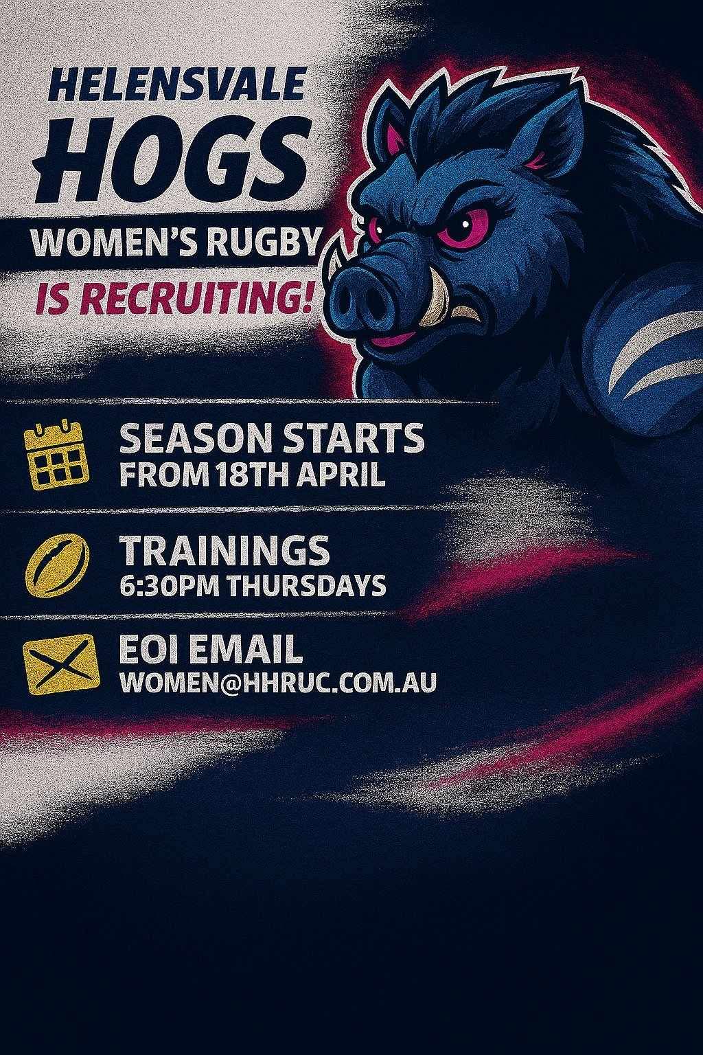 Looking for Women's players